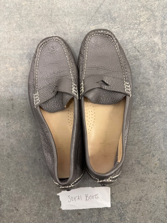 Cole Haan Men\'s Pebbled Leather Penny Loafers - Gray main image 4